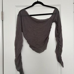 Chic Charcoal Women's Blouse